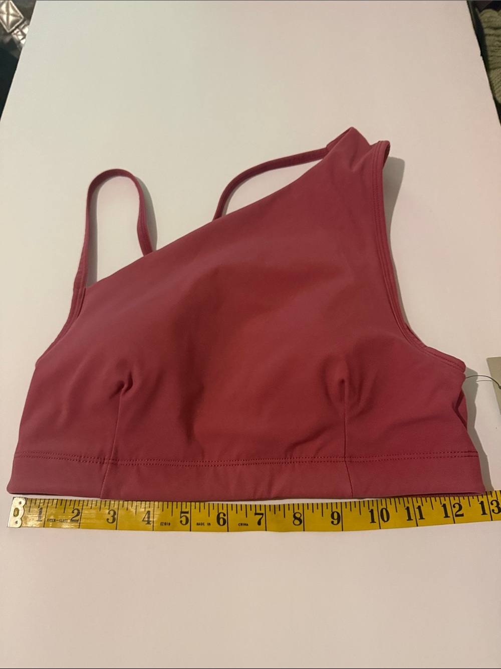 NWT Sweaty Betty Asymmetric Sculpt Bra Ambient Pink Size S NWT - Picture 11 of 11